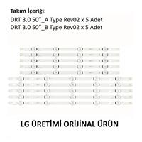 LG INNOTEK DRT 3.0 50" A TYPE, B TYPE, REV0.2 #1_140218, LC500DUH (MG)(P1) PANEL LEDLER, 10 ADET TAKIM LED UBUK
