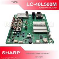 MESIN TV - MAINBOARD LCD TV LED SHARP LC-40L500M - QPWBXF541WJN4
